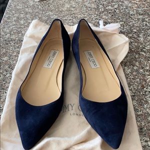 Navy blue flats
